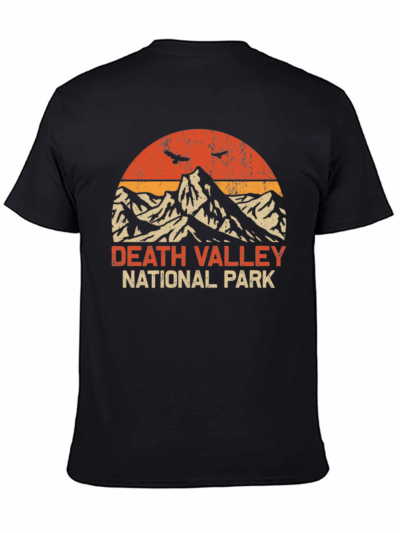 Camiseta Hombre Death Valley National Park Retro
