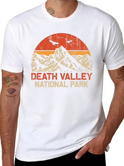 Camiseta Hombre Death Valley National Park Retro