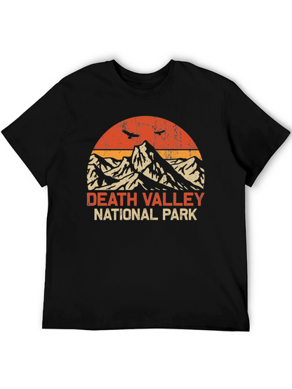 Camiseta Hombre Death Valley National Park Retro