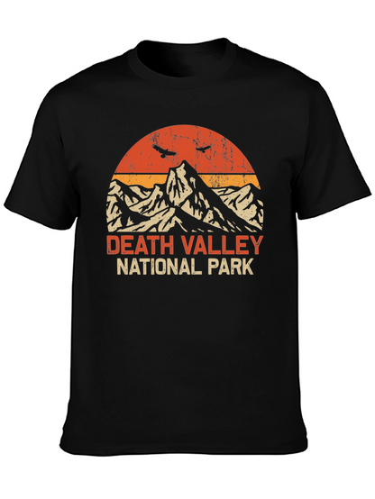 Camiseta Hombre Death Valley National Park Retro