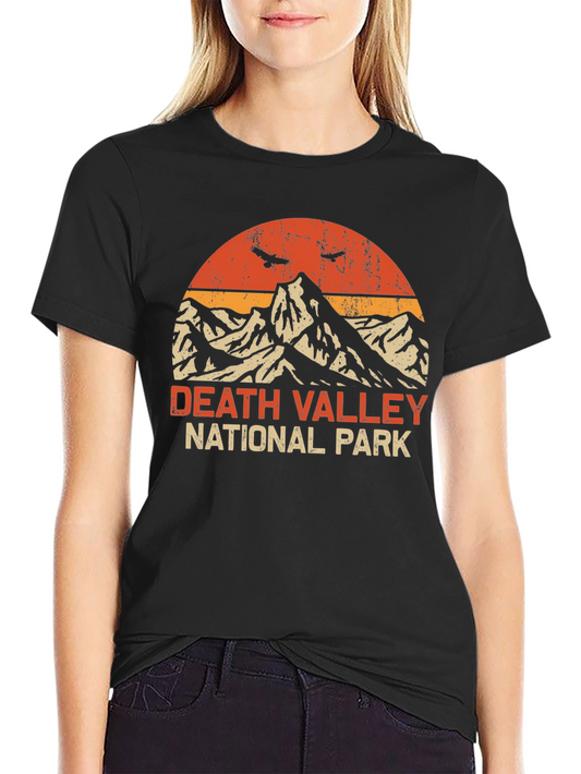 Camiseta Hombre Death Valley National Park Retro
