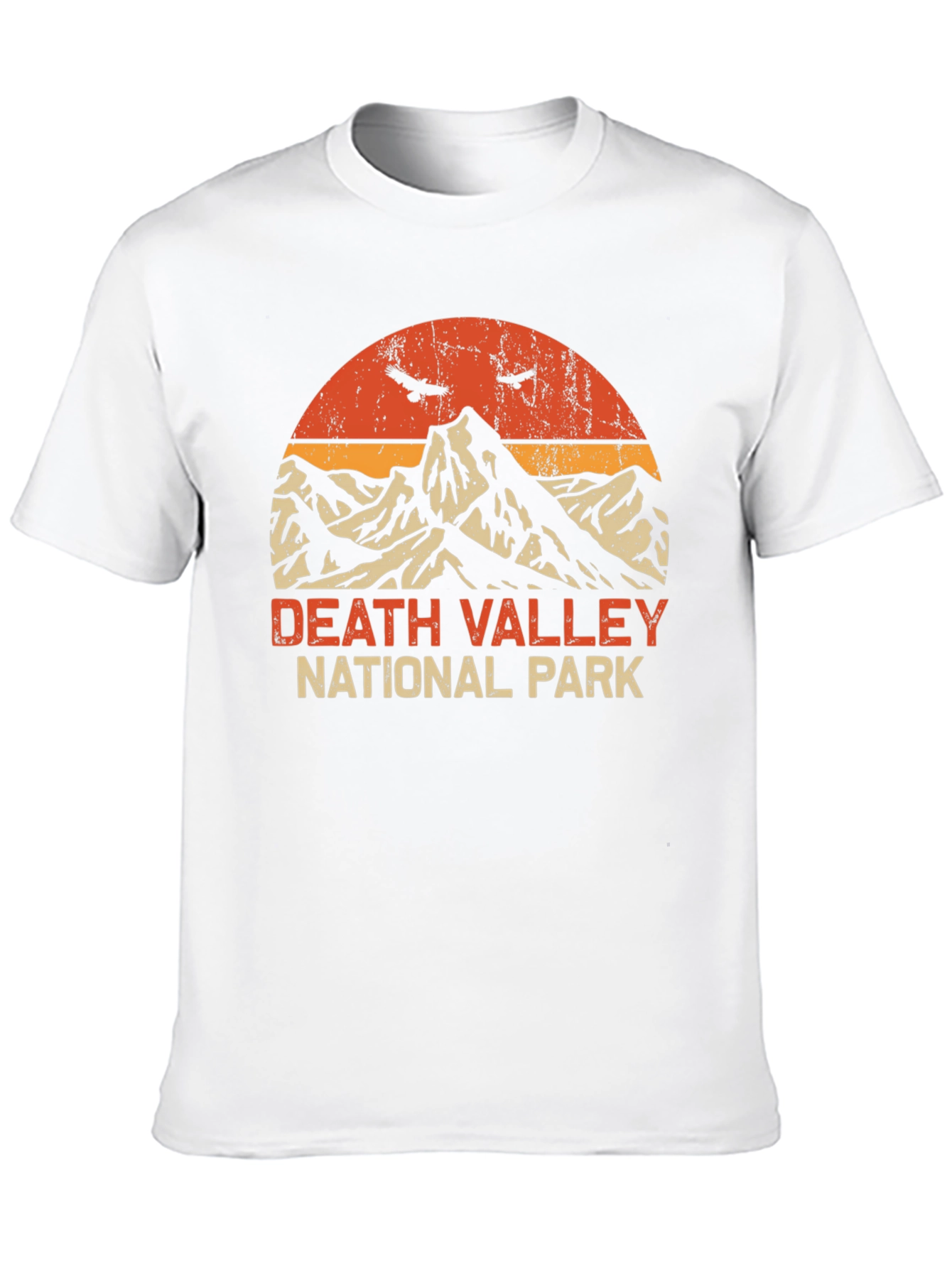 Camiseta Hombre Death Valley National Park Retro