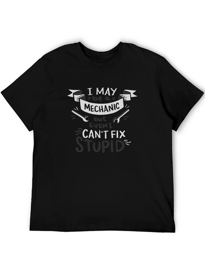 Camiseta Negra Mecánico: I May be a Mechanic