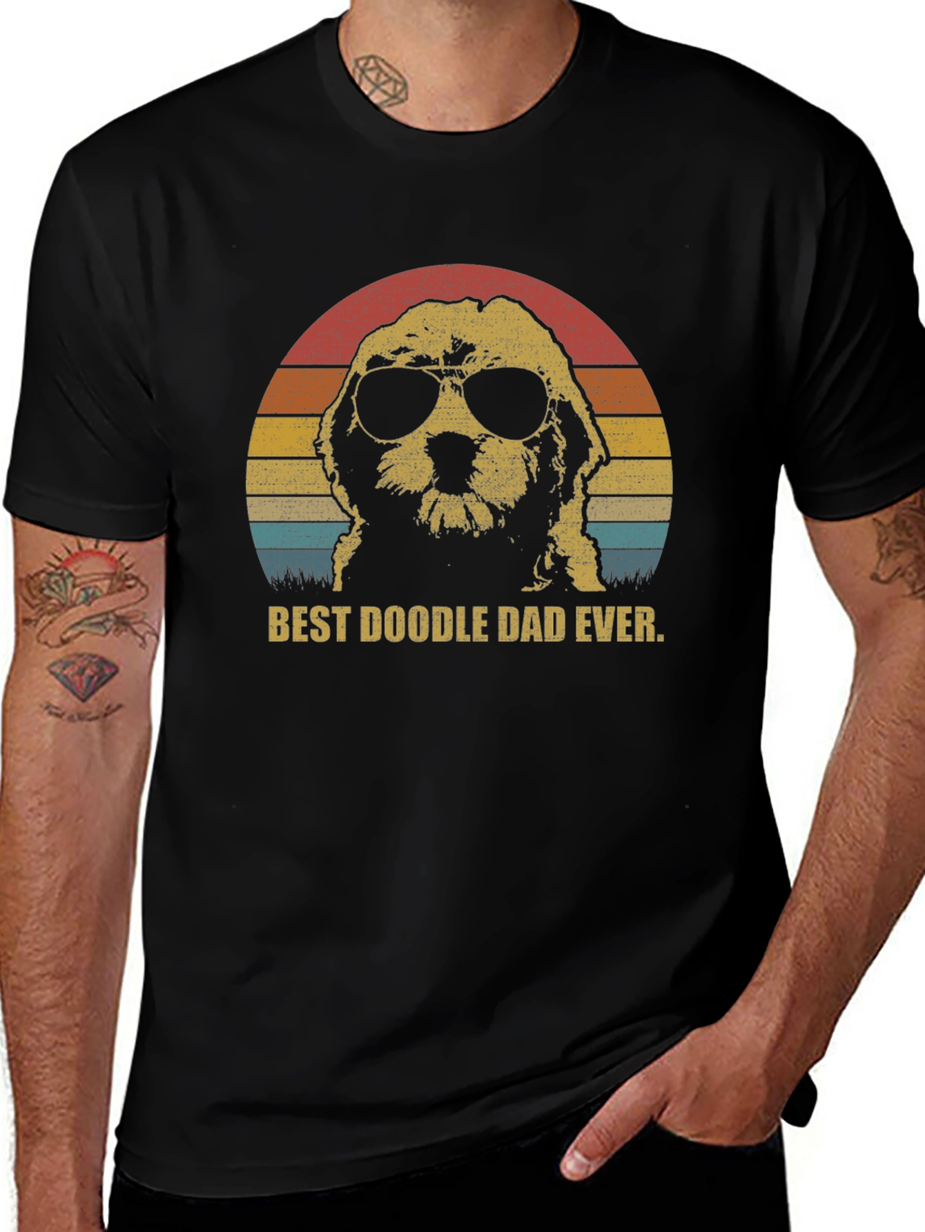 Camiseta Best Doodle Dad Ever