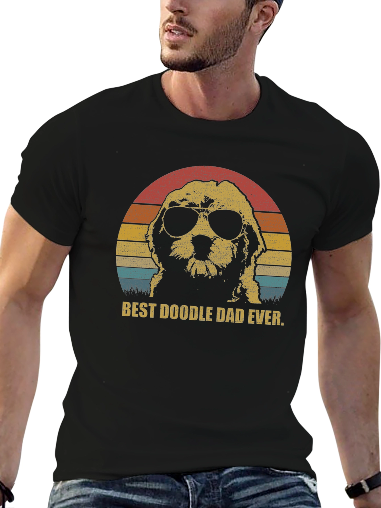 Camiseta Best Doodle Dad Ever