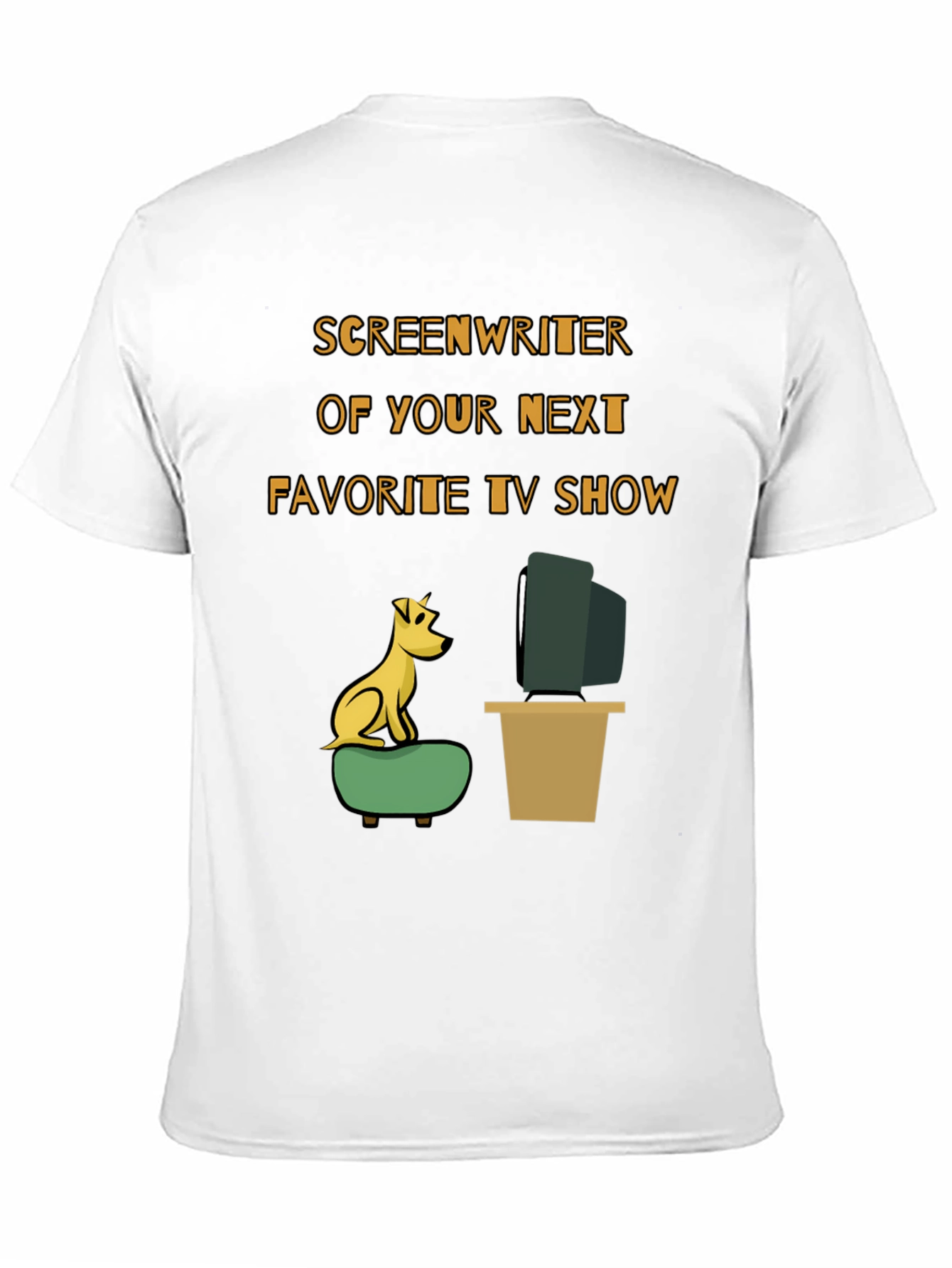 Camiseta Humorística Guionista TV para Amantes del Cine