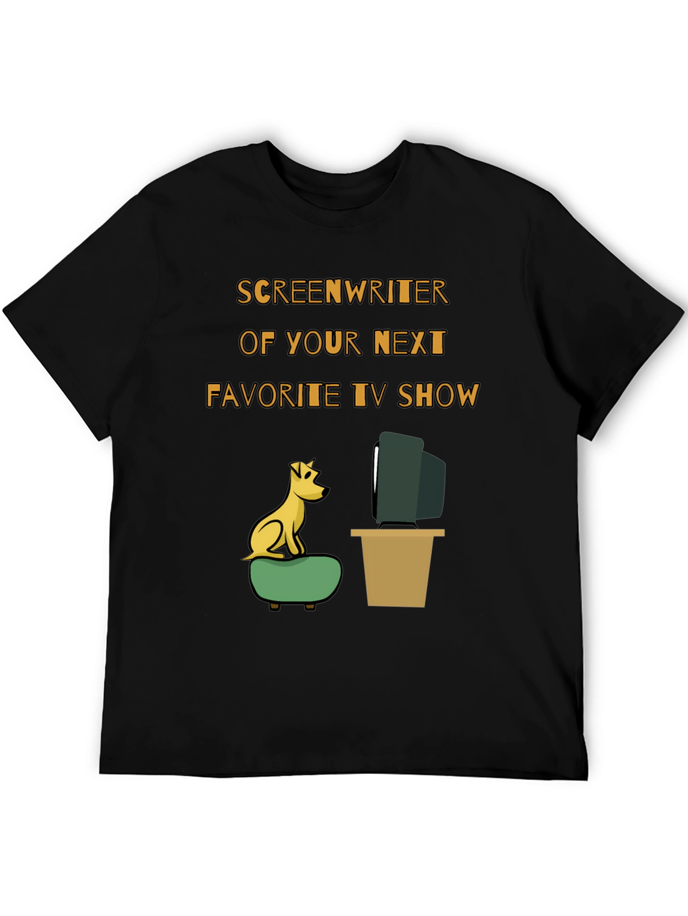 Camiseta Humorística Guionista TV para Amantes del Cine