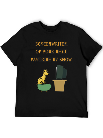 Camiseta Humorística Guionista TV para Amantes del Cine