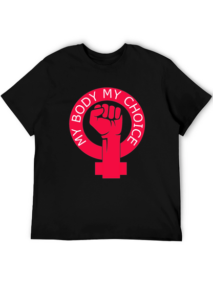 Camiseta Negra: Mi Cuerpo Mi Decisión