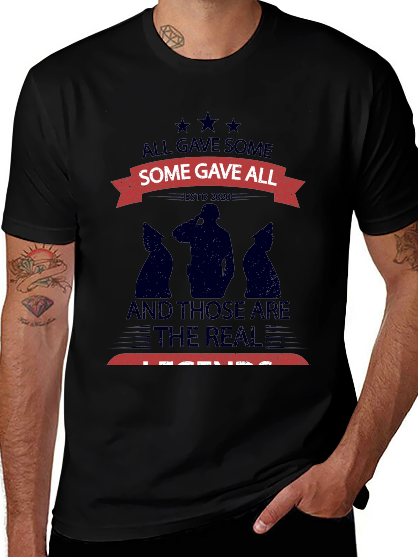 Camiseta All Gave Some Some Gave All