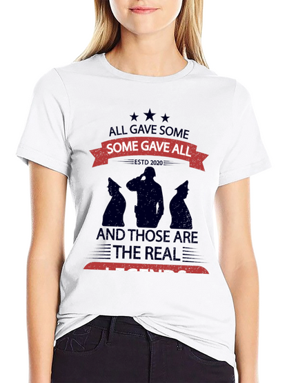 Camiseta All Gave Some Some Gave All