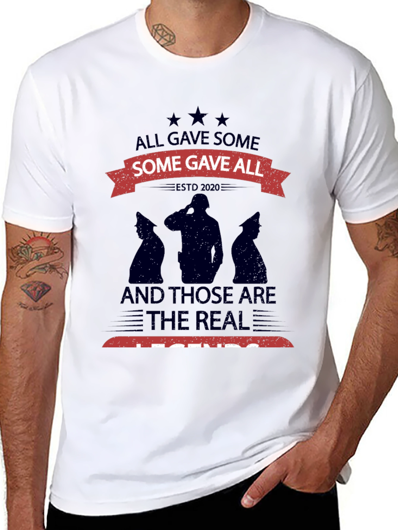 Camiseta All Gave Some Some Gave All