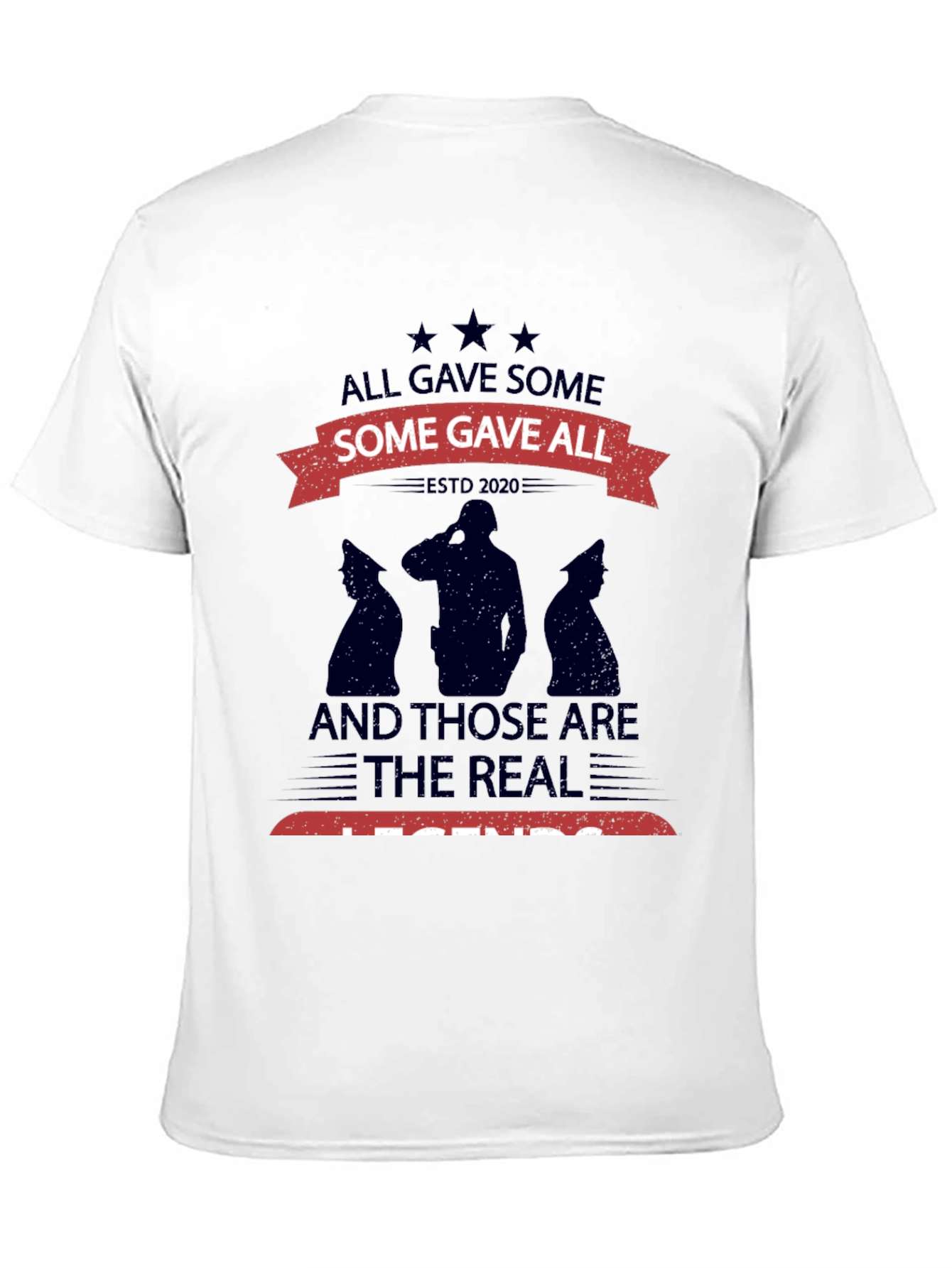 Camiseta All Gave Some Some Gave All