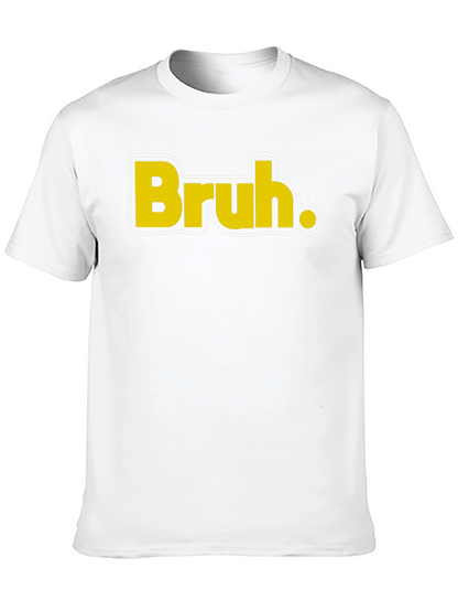 Camiseta Negra Casual - Diseño Bruh