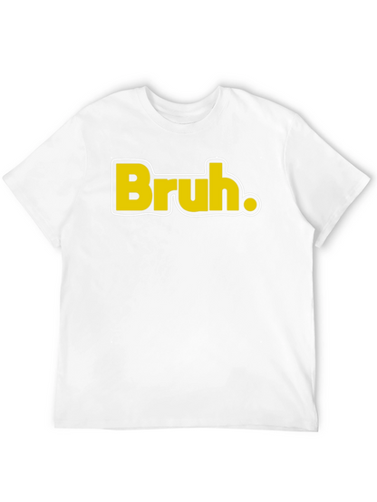 Camiseta Negra Casual - Diseño Bruh