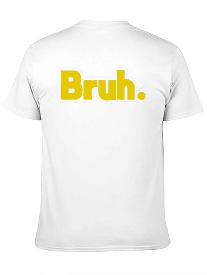 Camiseta Negra Casual - Diseño Bruh