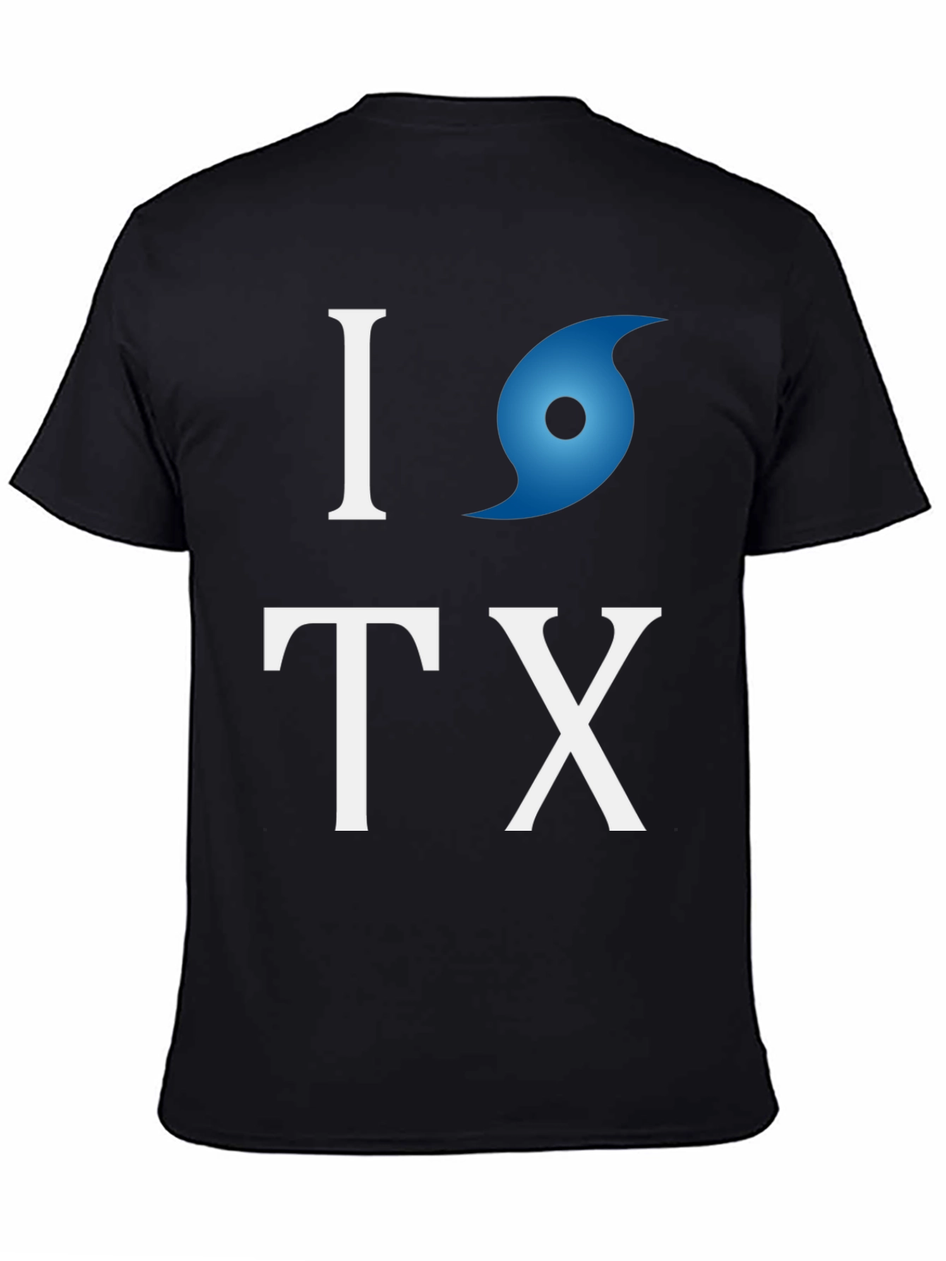 Camiseta I love Texas con huracán