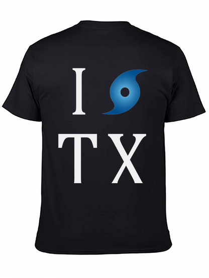 Camiseta I love Texas con huracán