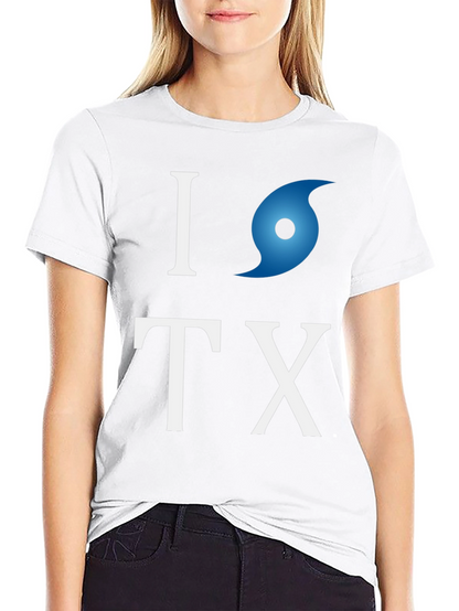 Camiseta I love Texas con huracán