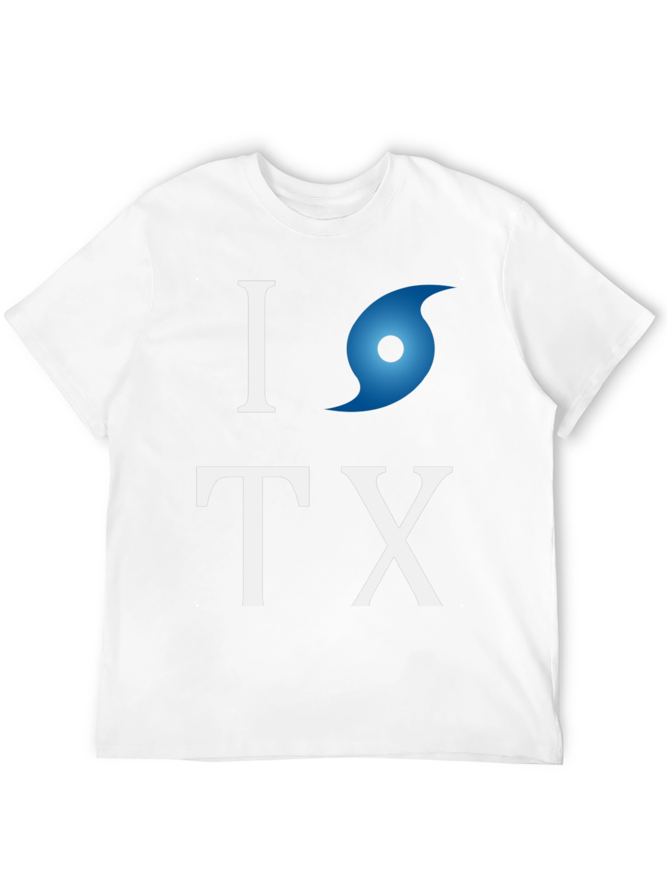 Camiseta I love Texas con huracán