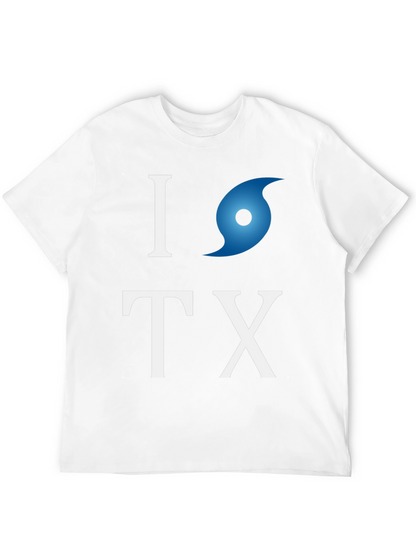 Camiseta I love Texas con huracán