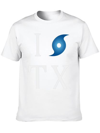 Camiseta I love Texas con huracán