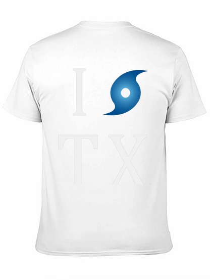 Camiseta I love Texas con huracán