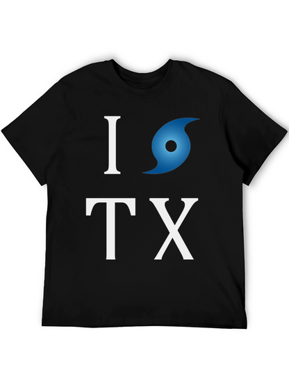Camiseta I love Texas con huracán