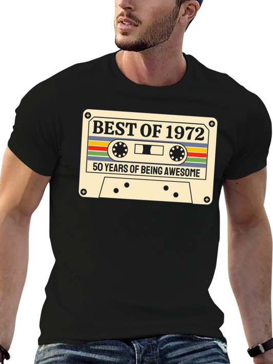 Camiseta Retro Best of 1972 - 50 Años