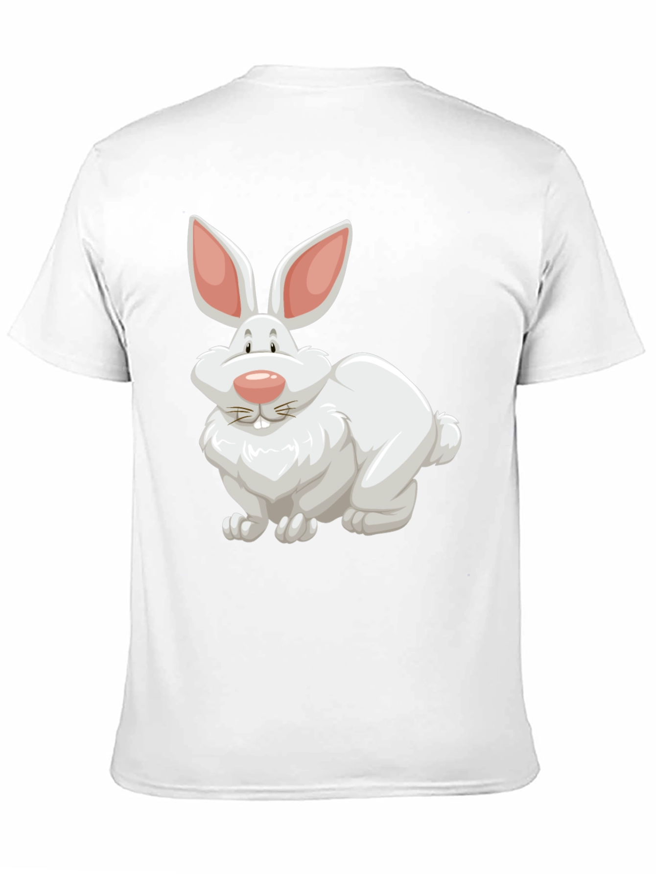 Camiseta Conejo Blanco - Estilo Casual y Divertido
