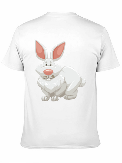 Camiseta Conejo Blanco - Estilo Casual y Divertido