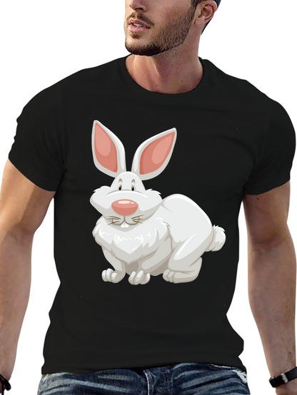 Camiseta Conejo Blanco - Estilo Casual y Divertido