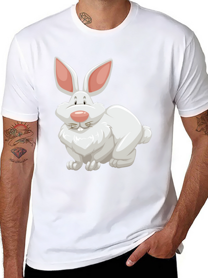 Camiseta Conejo Blanco - Estilo Casual y Divertido