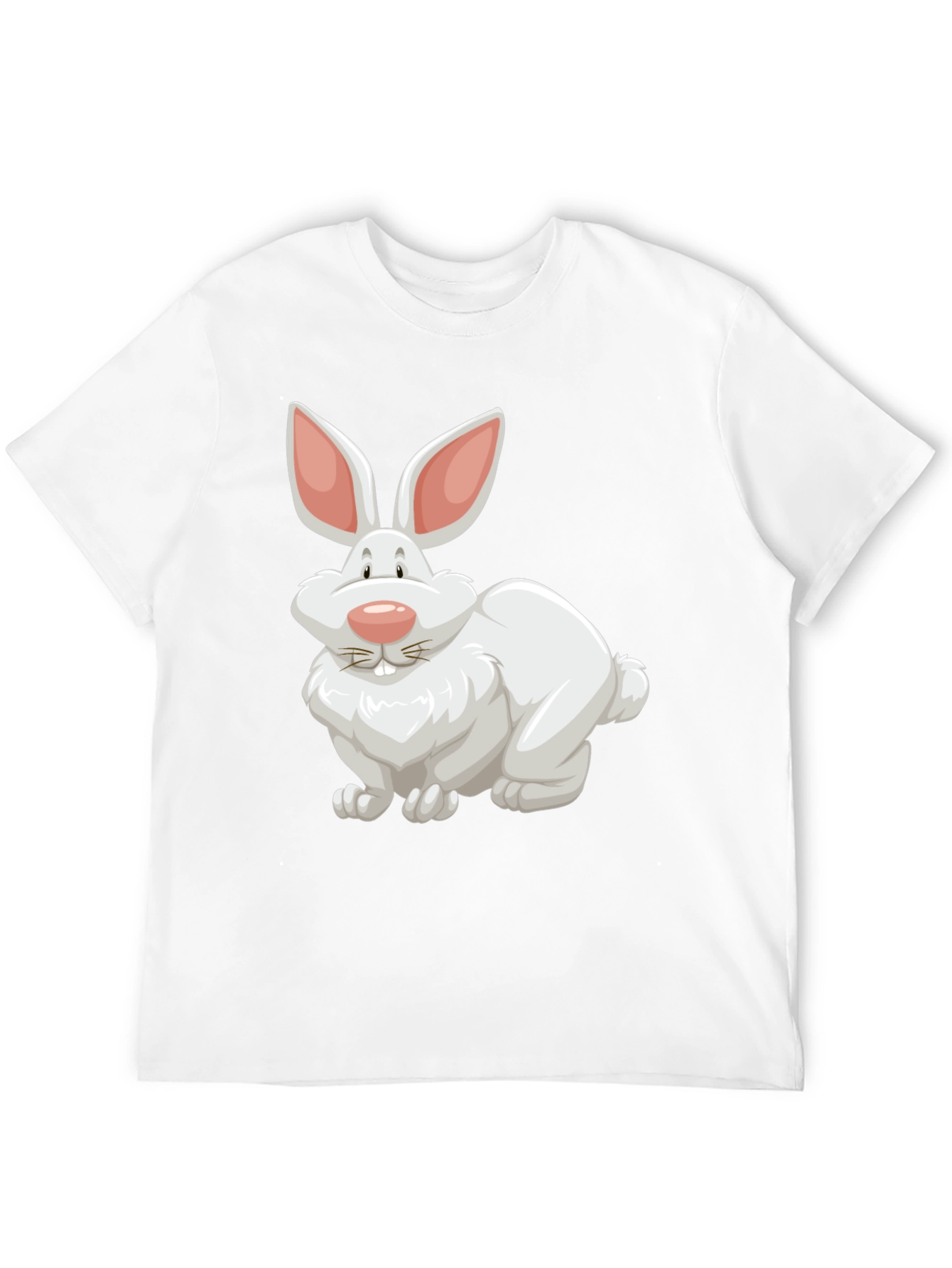 Camiseta Conejo Blanco - Estilo Casual y Divertido