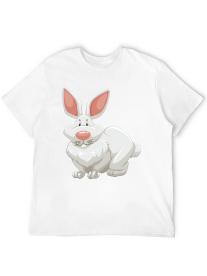 Camiseta Conejo Blanco - Estilo Casual y Divertido