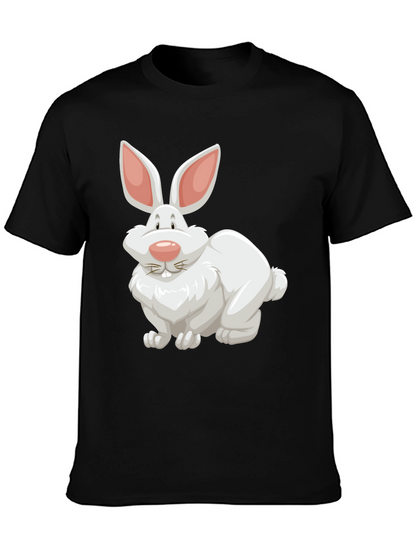 Camiseta Conejo Blanco - Estilo Casual y Divertido
