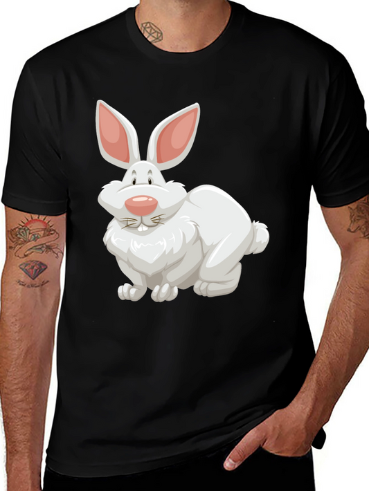 Camiseta Conejo Blanco - Estilo Casual y Divertido
