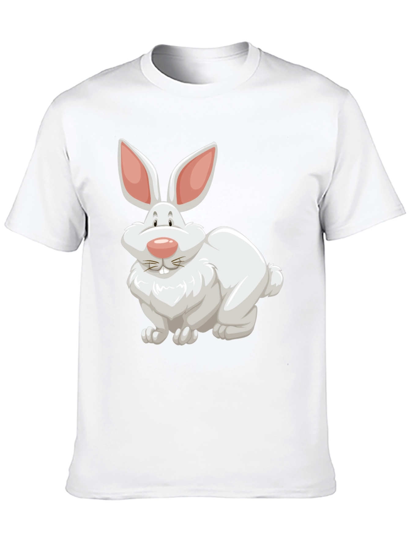 Camiseta Conejo Blanco - Estilo Casual y Divertido