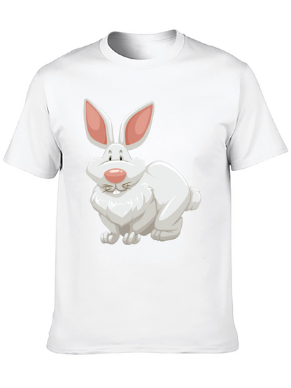 Camiseta Conejo Blanco - Estilo Casual y Divertido