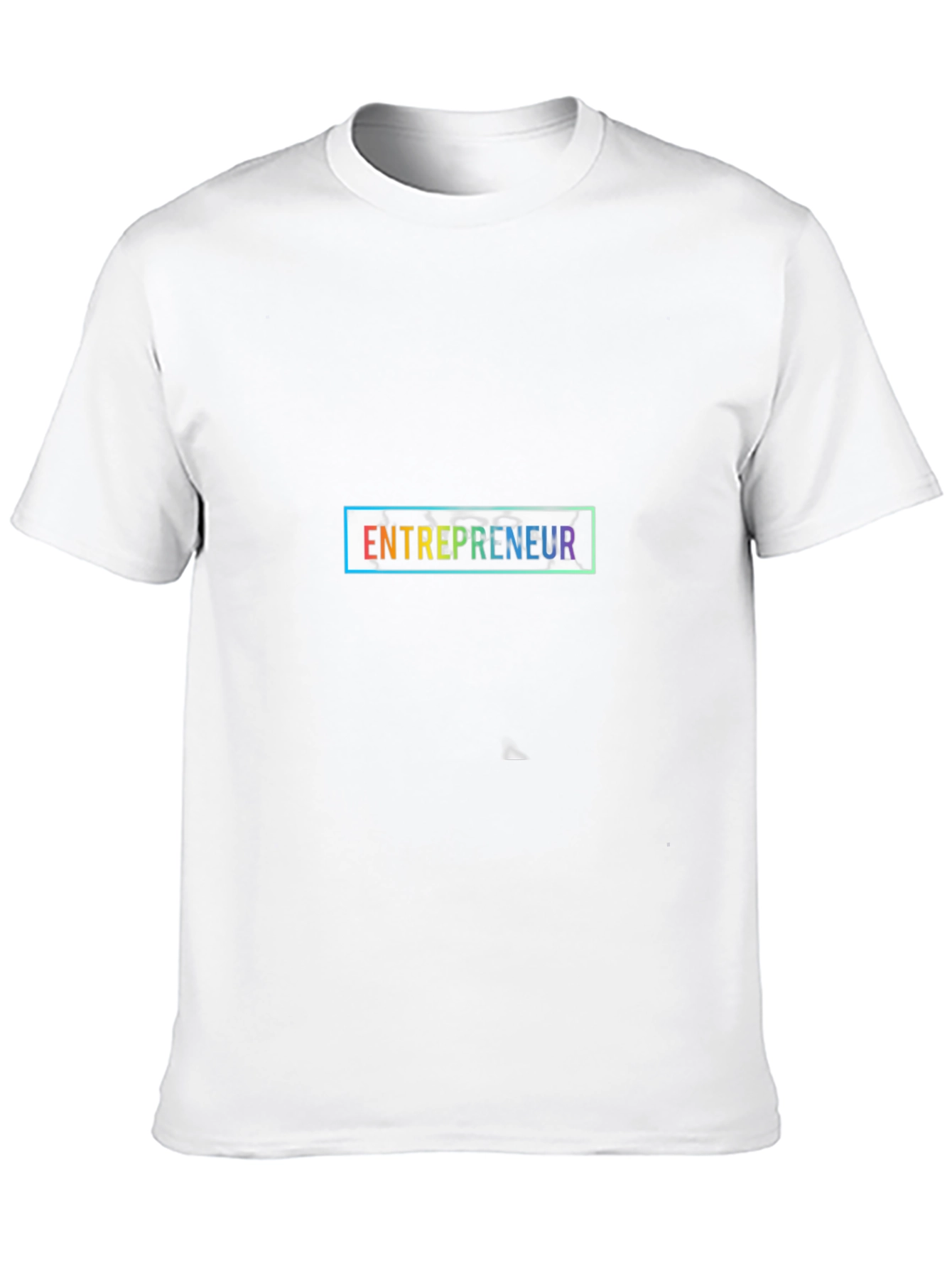 Camiseta Negra Entrepreneur Diseño Moderno