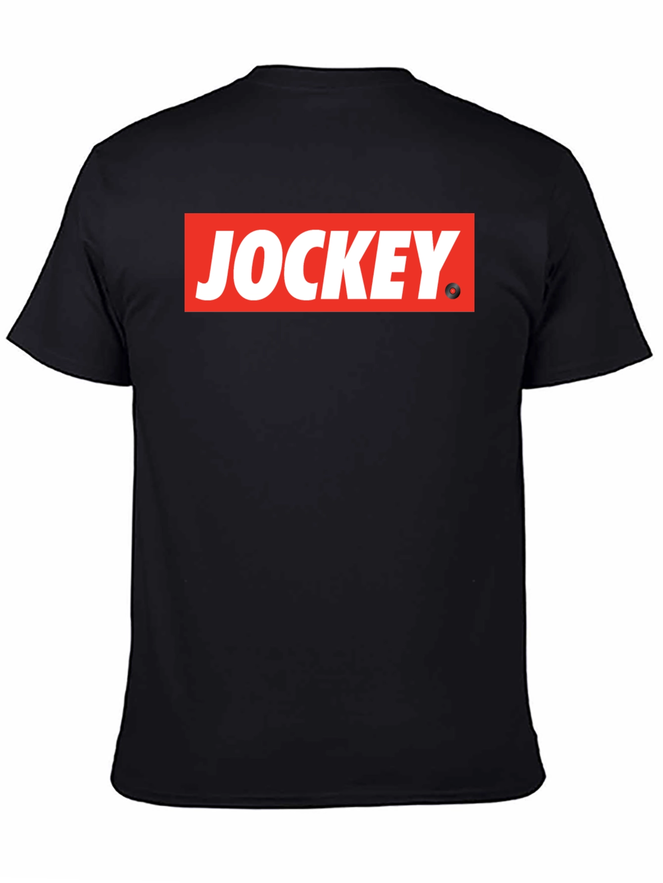 Camiseta Negra Jockey Estilo Urbano