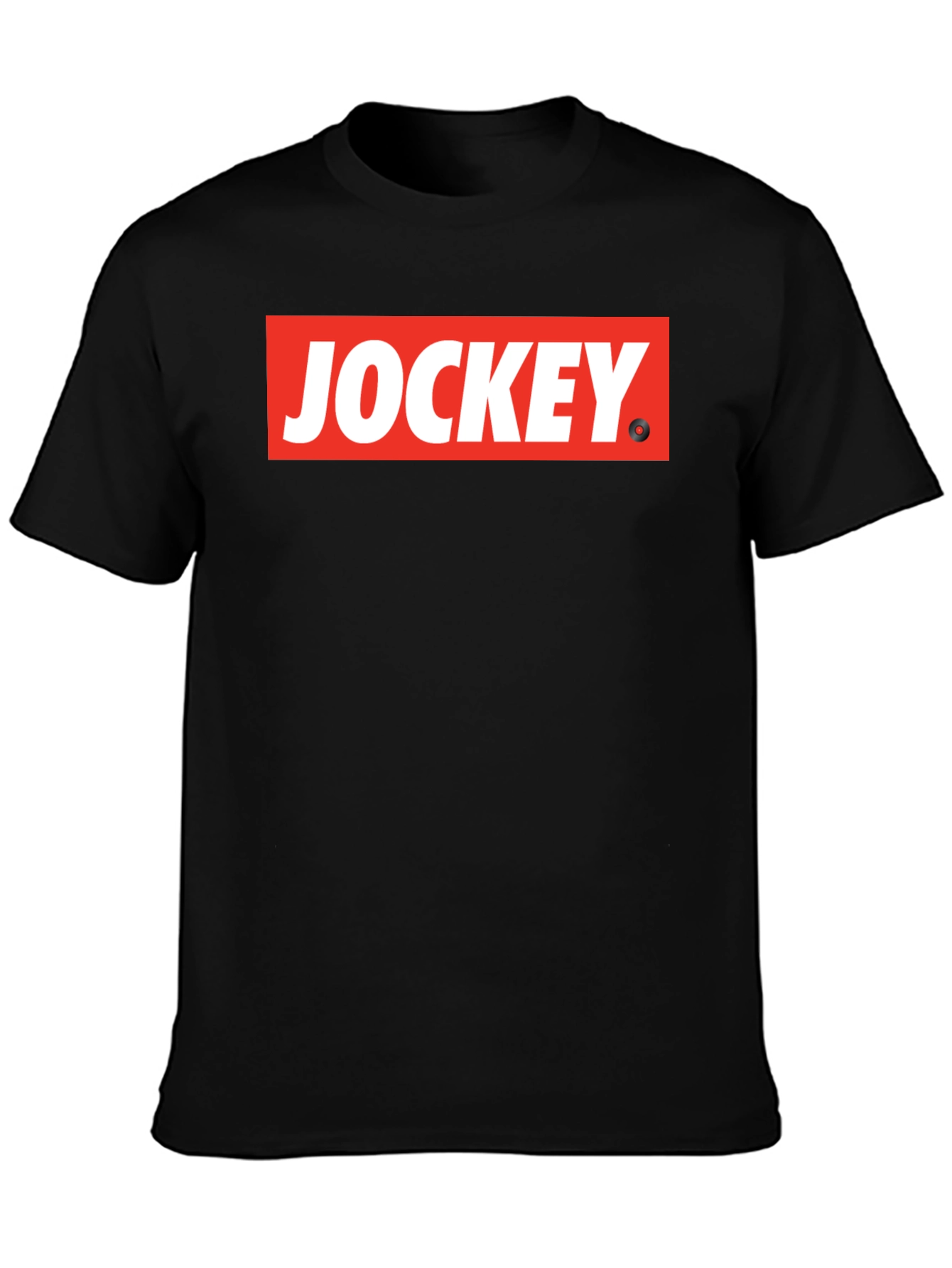 Camiseta Negra Jockey Estilo Urbano