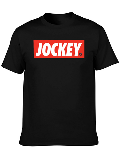 Camiseta Negra Jockey Estilo Urbano