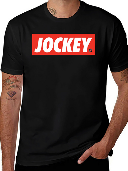 Camiseta Negra Jockey Estilo Urbano