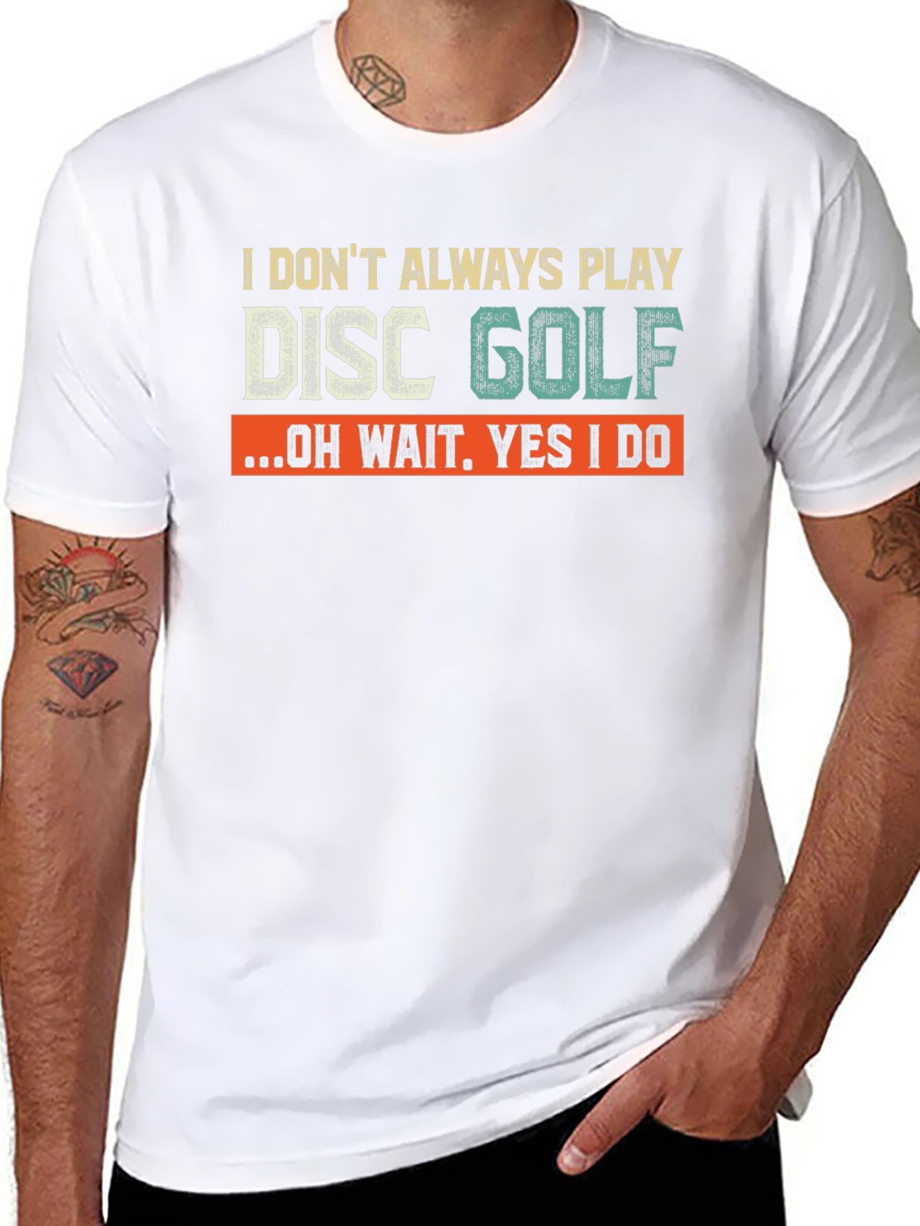 Camiseta Negra Divertida de Disc Golf