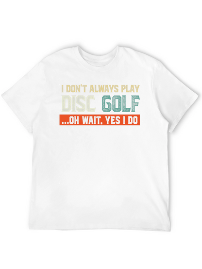 Camiseta Negra Divertida de Disc Golf