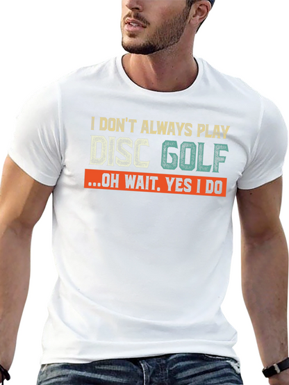 Camiseta Negra Divertida de Disc Golf
