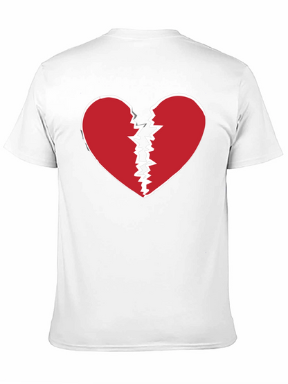 Camiseta Negra con Corazón Roto