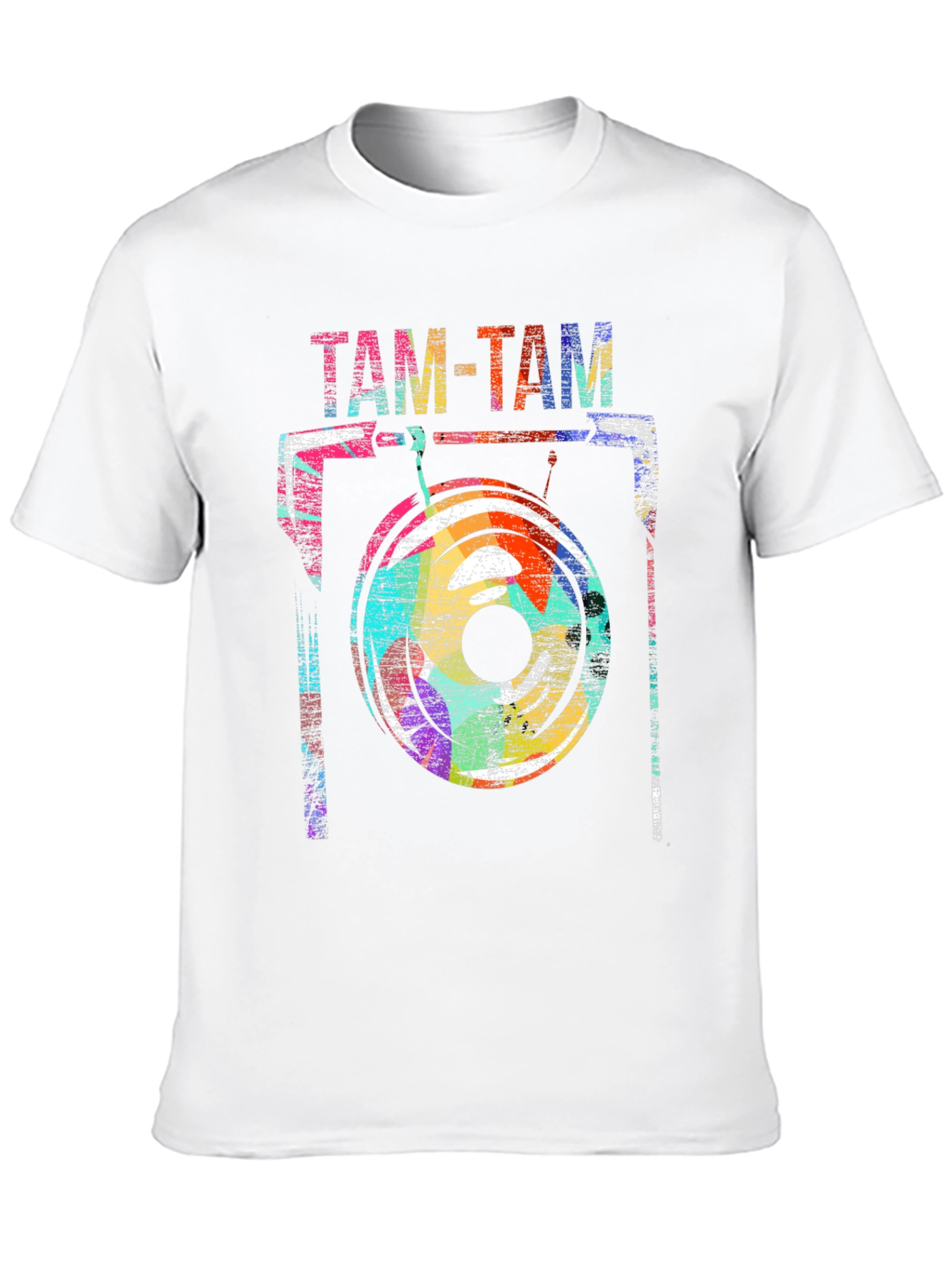 Camiseta Negra Tam-Tam Diseño Artístico