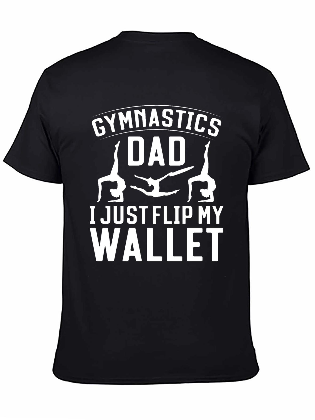 Camiseta Negra de Gimnasia para Papá